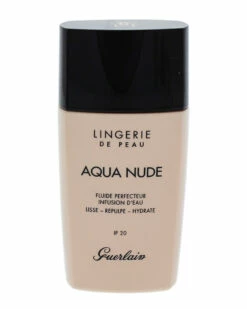Guerlain Women's 1oz 02C Light Cool Lingerie De Peau Aqua Nude Foundation SPF 20 Face & Eye Makeup
