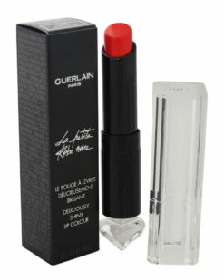 Guerlain 0.09oz 020 Poppy Cap La Petite Robe Noire Deliciously Shiny Lip Colour Women Lip & Cheek Makeup
