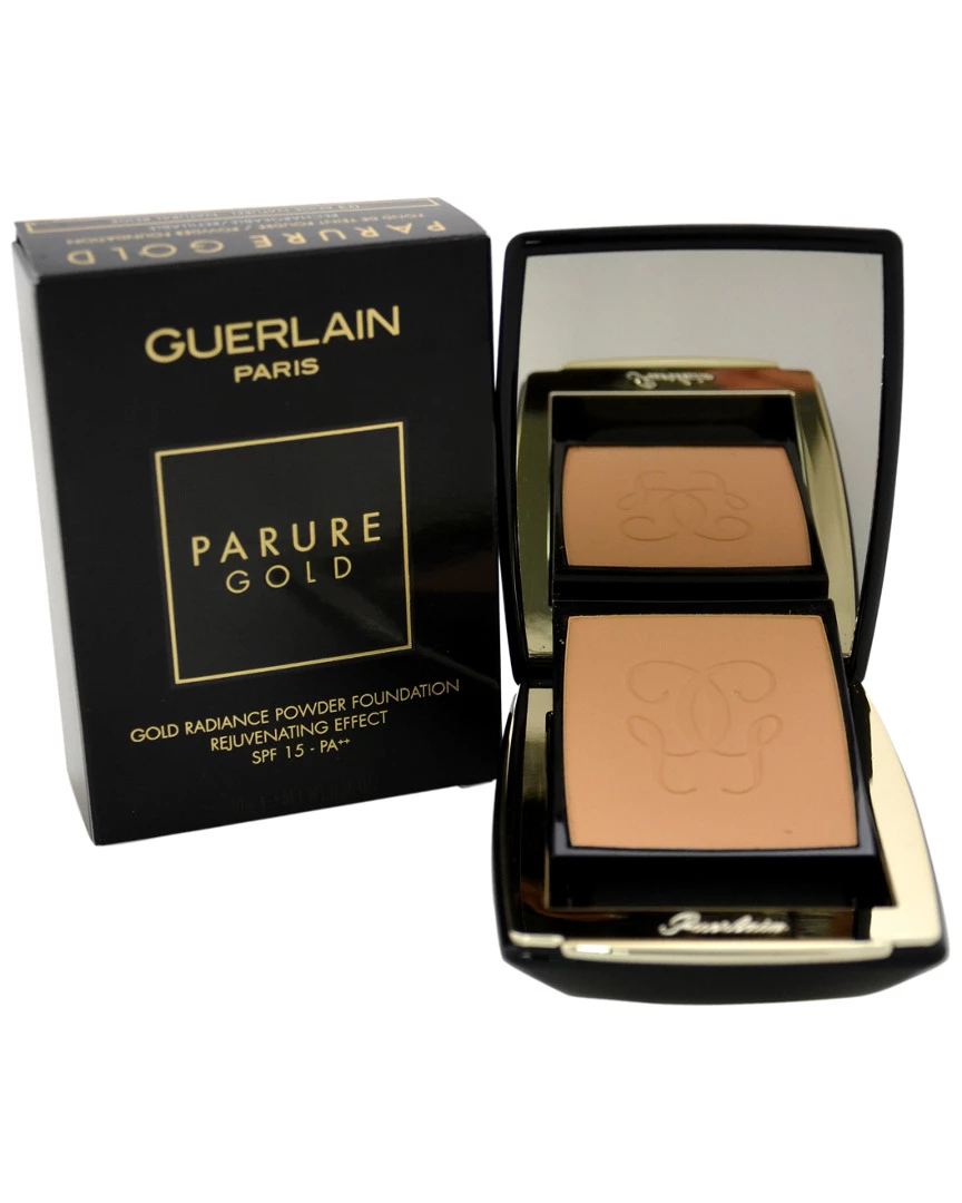 Guerlain 0.35oz 03 Beige Naturel/Natural Beige Parure Gold Radiance Powder Foundation Women Face & Eye Makeup 3 Guerlain 0.35oz 03 Beige Naturel/Natural Beige Parure Gold Radiance Powder Foundation Women Face & Eye Makeup