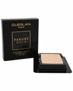 Guerlain 0.35oz Parure Gold Radiance Powder Foundation SPF 15 #01 Pale Beige Women Face & Eye Makeup