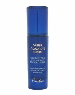 Guerlain .5oz Super Aqua Eye Serum Intense Hydration Wrinkle Plumper Women Skincare Treatments