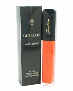 Guerlain Women's .25oz #441 Tangerine Vlam Maxi Shine Lip Gloss Lip & Cheek Makeup