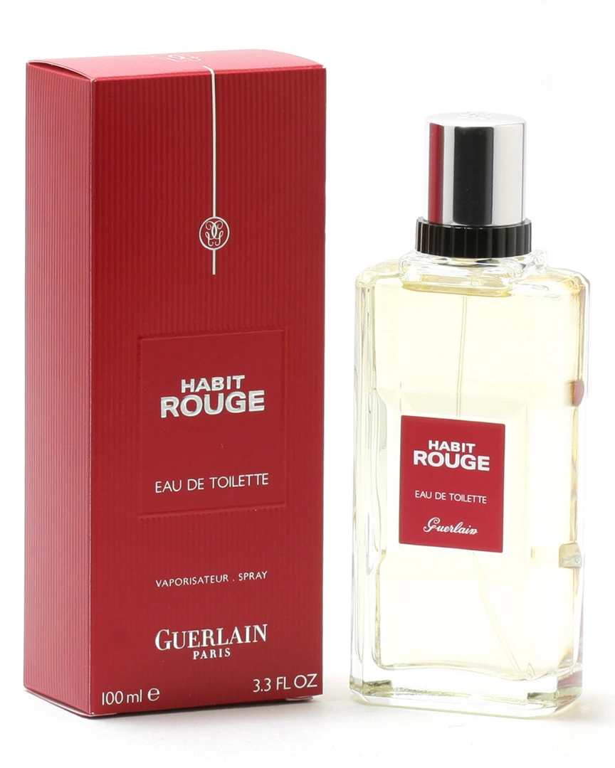 Guerlain Habit Rouge 3.3oz Eau De Toilette Spray Men Cologne & Aftershave 3 Guerlain Habit Rouge 3.3oz Eau De Toilette Spray Men Cologne & Aftershave
