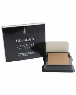 Guerlain 0.35oz #05 Dark Beige Lingerie De Peau Nude Powder Foundation SPF 20 Women Face & Eye Makeup