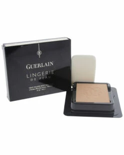 Guerlain 0.35oz #12 Light Rosy Lingerie De Peau Nude Powder Foundation SPF 20 Women Face & Eye Makeup