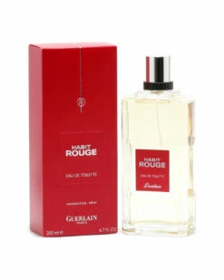 Guerlain Men's Habit Rouge 6.7oz Eau De Toilette Spray Cologne & Aftershave