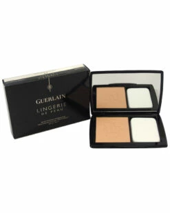Guerlain .31oz Light Rosy Lingerie De Peau Nude Powder Foundation Women Face & Eye Makeup