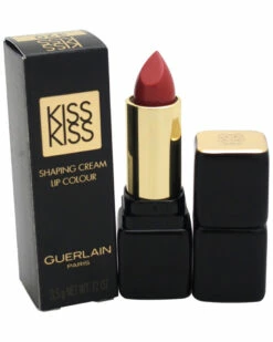 Guerlain 0.12oz Red Insolence KissKiss Shaping Cream Lip Colour Women Lip & Cheek Makeup