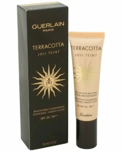 Guerlain 1oz Light Terracotta Joli Teint Beautifying Foundation SPF 20 Women Face & Eye Makeup