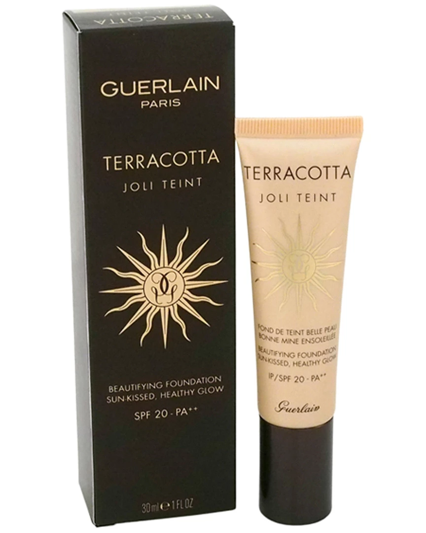 Guerlain Women's 1oz Natural Terracotta Joli Teint Beautifying Foundation SPF 20 Face & Eye Makeup 3 Guerlain Women's 1oz Natural Terracotta Joli Teint Beautifying Foundation SPF 20 Face & Eye Makeup
