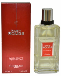 Guerlain Men's 3.4oz Habit Rouge Eau De Toilette Spray Cologne & Aftershave
